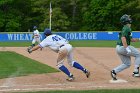 Baseball vs Babson NEWMAC Finals  Wheaton College vs Babson College play in the NEWMAC baseball championship finals. - (Photo by Keith Nordstrom) : Wheaton, baseball, NEWMAC, Babson